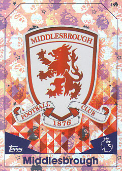 Club Badge Middlesbrough 2016/17 Topps Match Attax #199